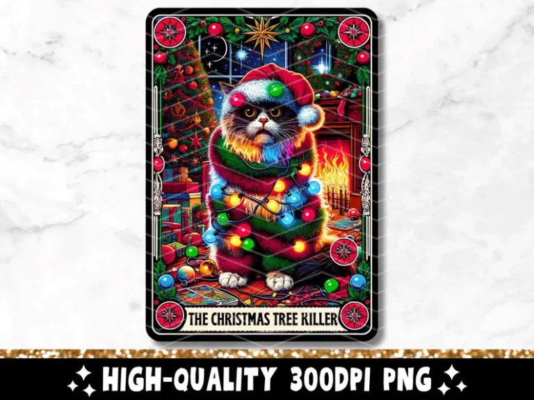Christmas Tree Cat 3