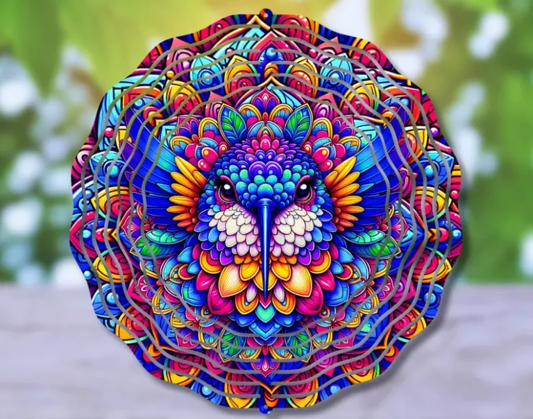 Mandala Bird Spinner 1