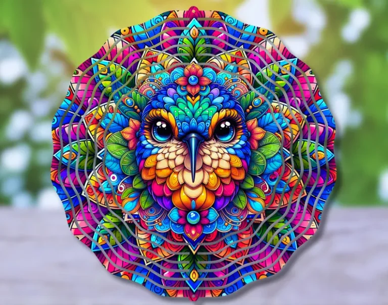 Mandala Bird Spinner 2