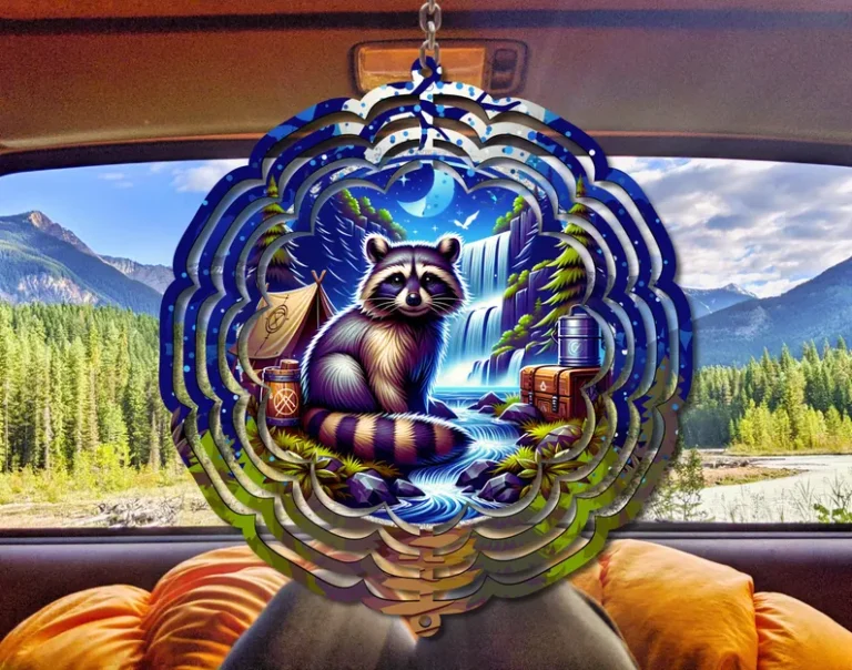 Raccoon Camping Spinner