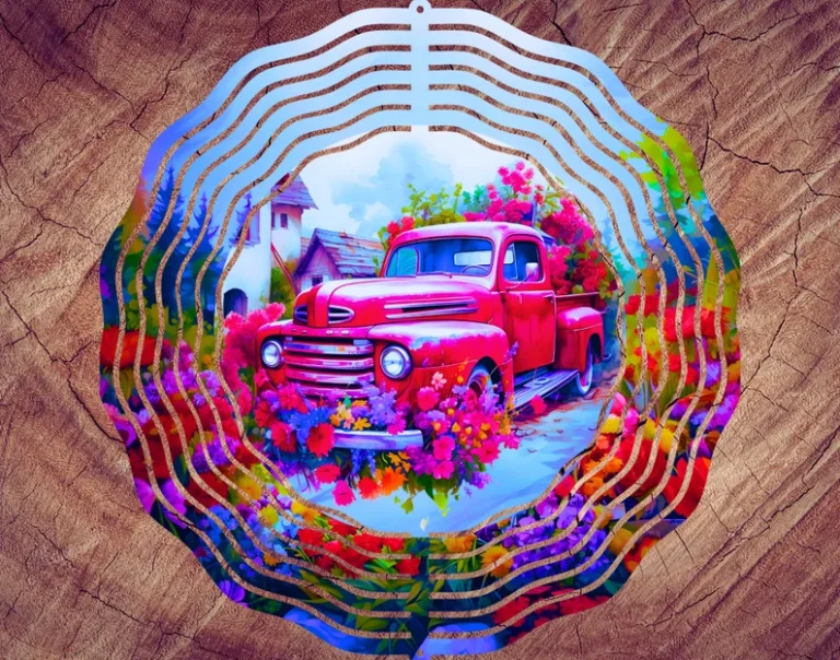 Red Truck Windspinner