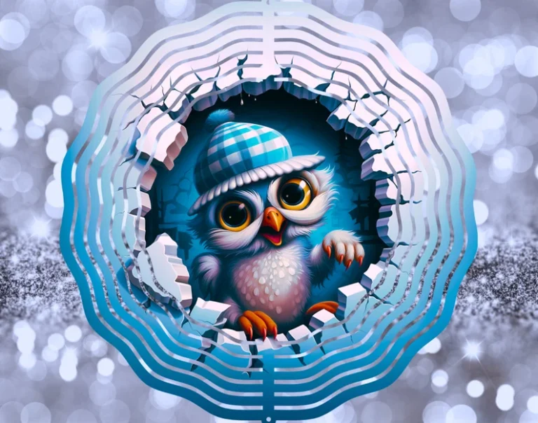Winter Owl 4 Windspinner
