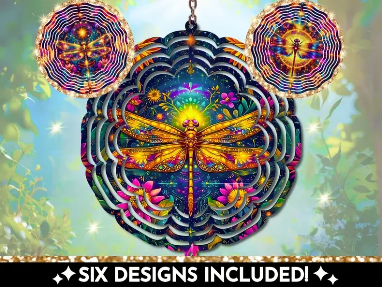 Bundle Glow Dragonfly Wind Spinners