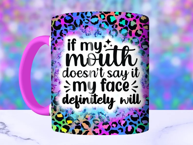 11oz or 15oz ceramic coffee mug sublimation design